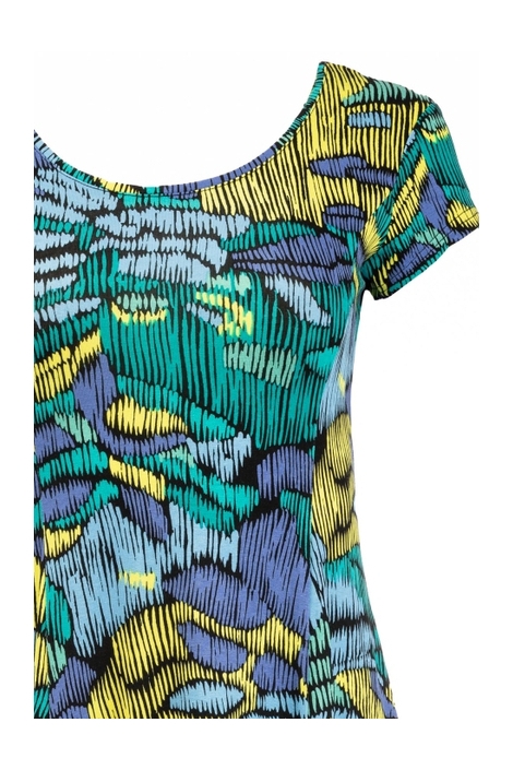 EVY LONG SS BLUE FANCY ART TRICOT 25S4 X1780 02 308 blue